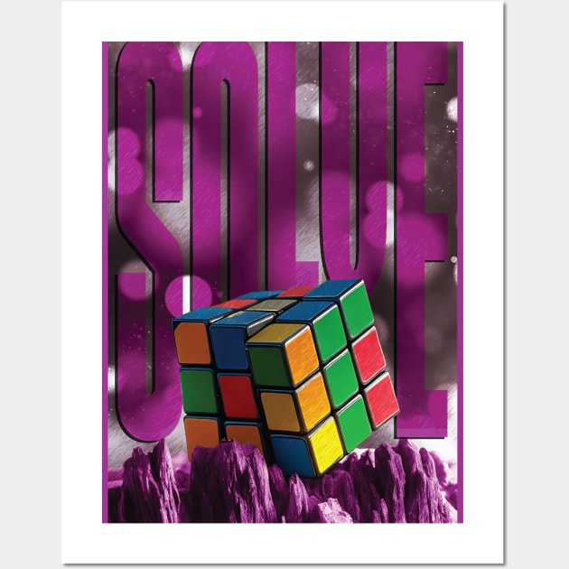 Rubik Rubics Cube lover gift for smart people Wall Art by GrafiqueDynasty